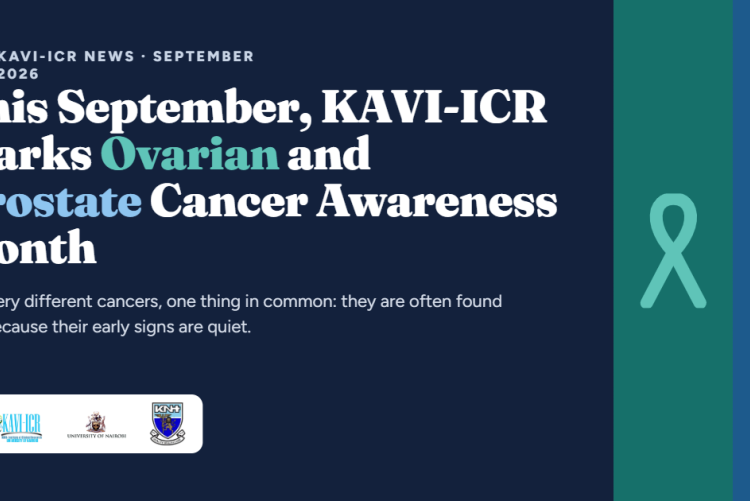 KAVI-ICR Marks Ovarian and Prostate Cancer Awareness Month
